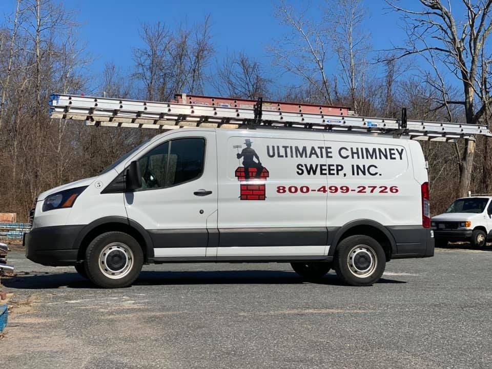 Ultimate Chimney Sweep company work van